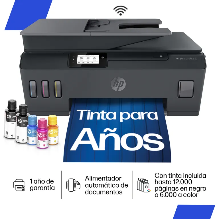 Impresora HP Smart Tank 530 Negro