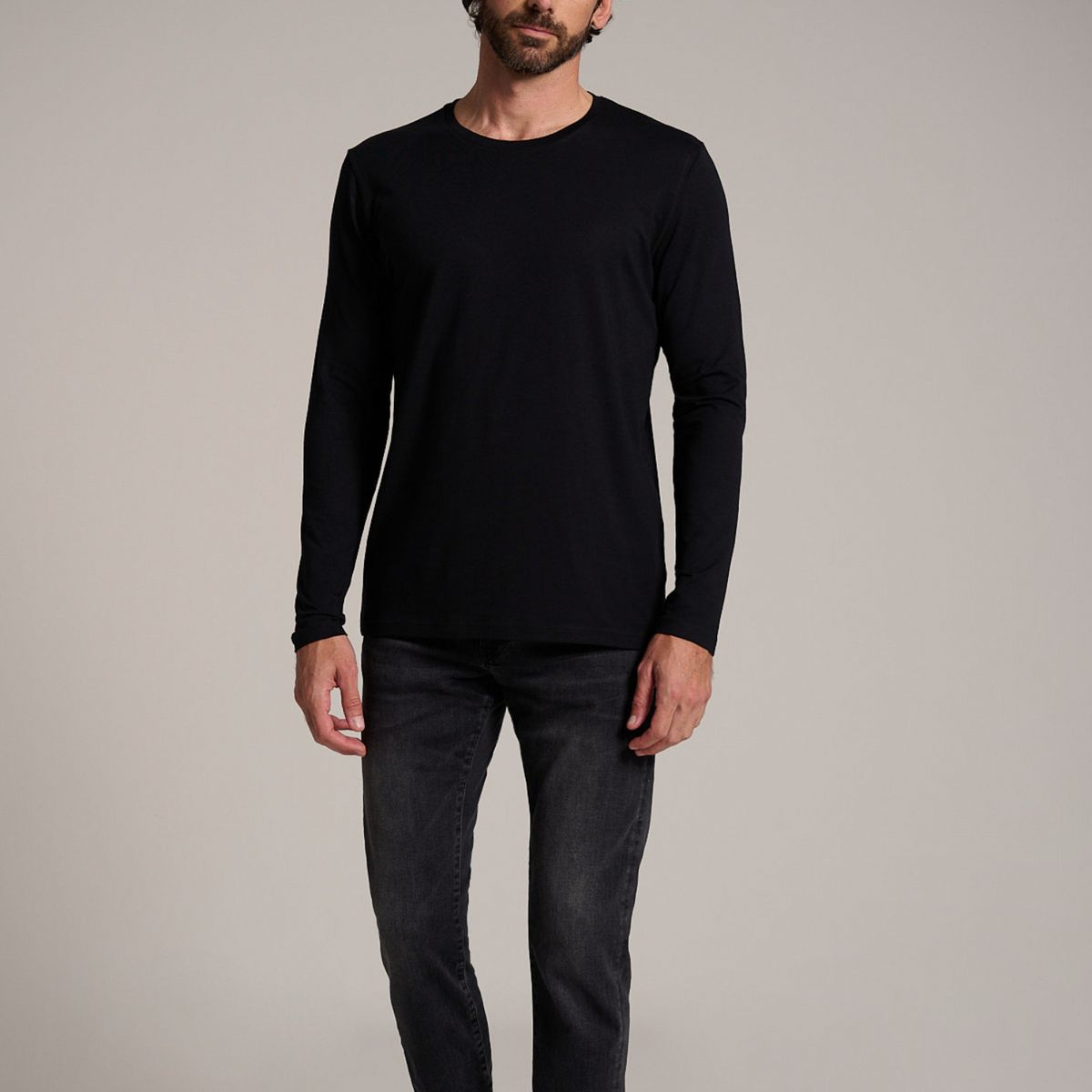 UNBRANDED COMPANY - Polo Manga Larga Algodón Hombre Unbranded