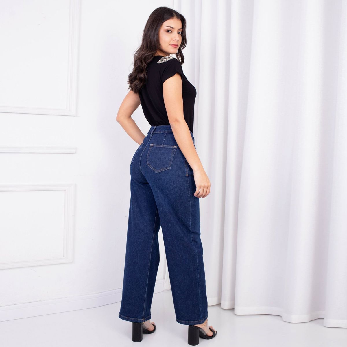 JAROLA - Jean Wide Algodón Mujer Jarola