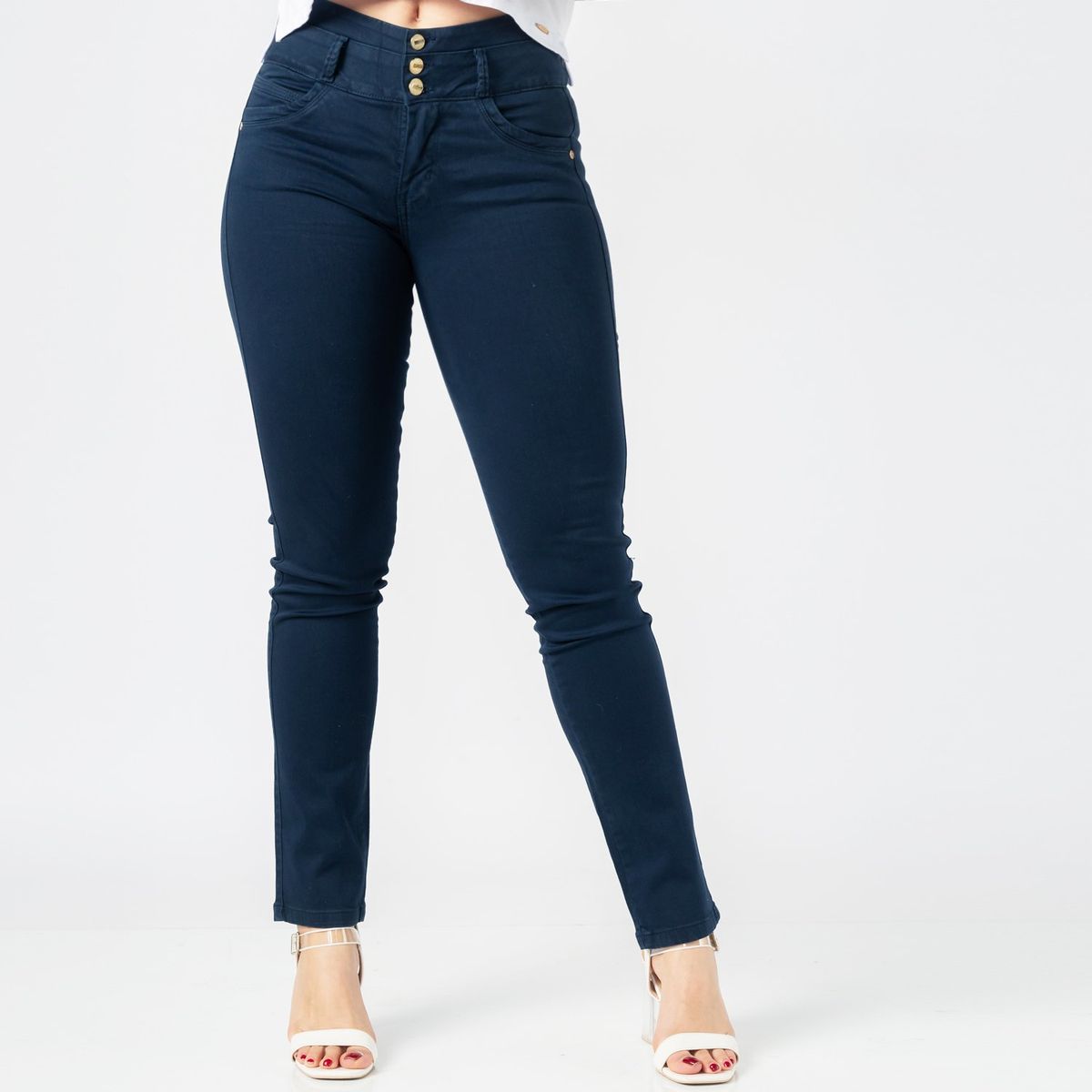 JAROLA - Pantalón Straight Algodón Mujer Jarola