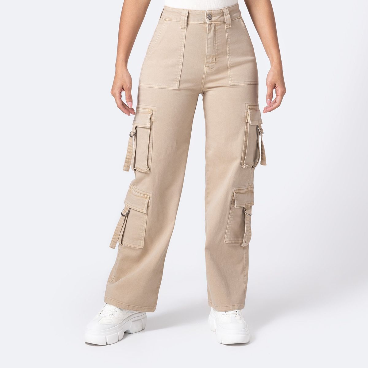 PIONIER - Jean Straight Tiro Alto Mujer Pionier