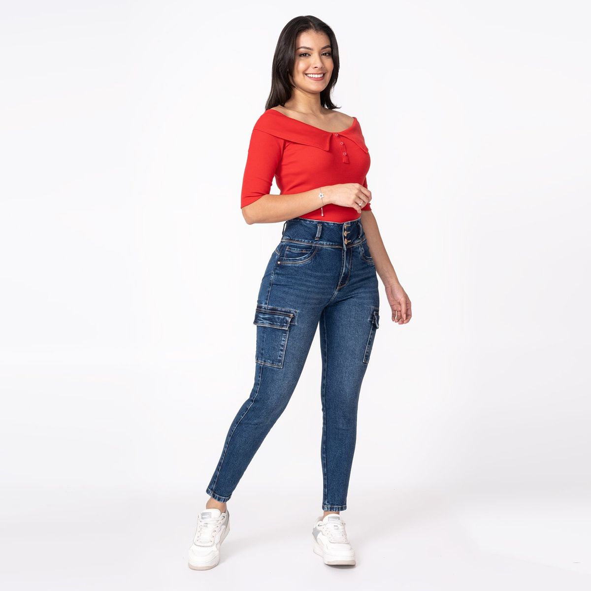 PIONIER - Jean Skinny Algodón Mujer Pionier
