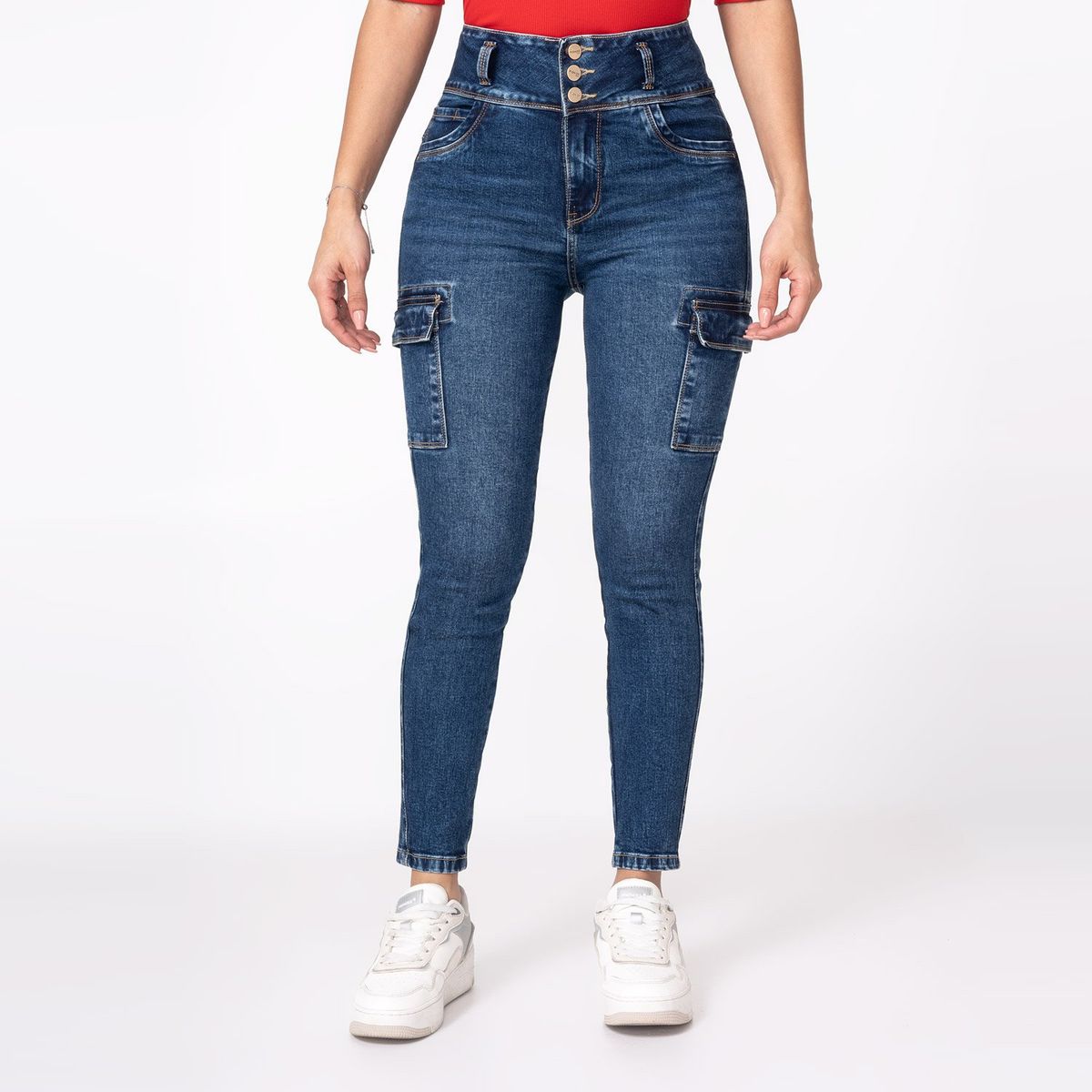 PIONIER - Jean Skinny Algodón Mujer Pionier