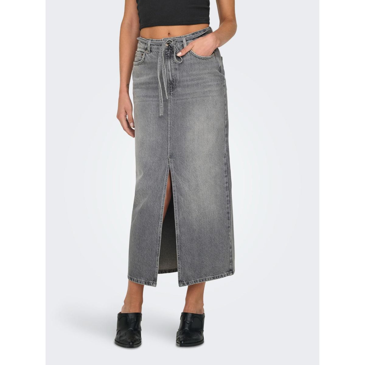 ONLY - Falda Larga Algodón Mujer Only