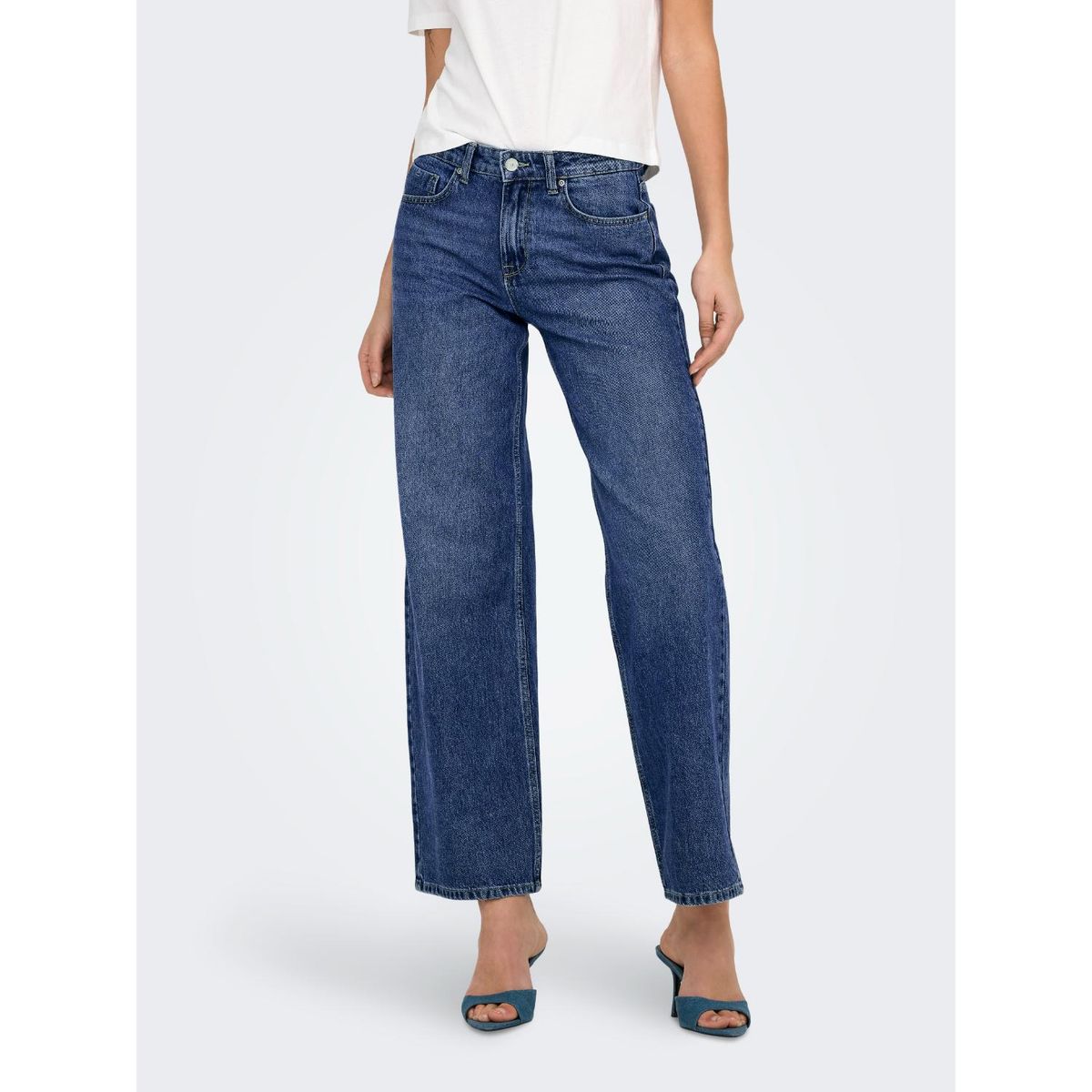 ONLY - Jean Wide 100% Algodón Mujer Only