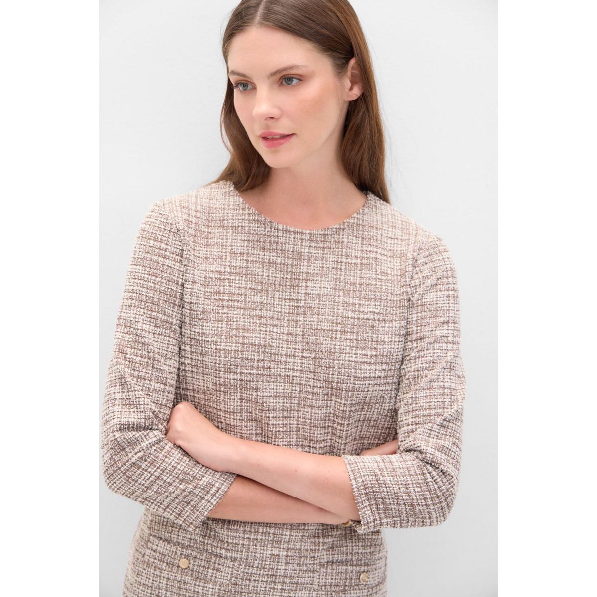 CORTEFIEL - Vestido Largo Casual Mujer Cortefiel