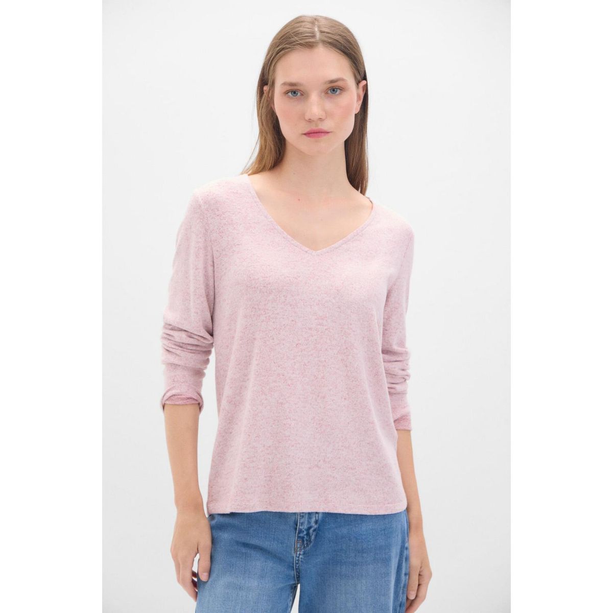 CORTEFIEL - Polo Manga Larga Casual Mujer Cortefiel