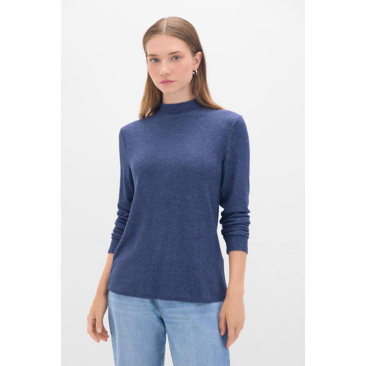 CORTEFIEL - Polo Manga Larga Casual Mujer Cortefiel