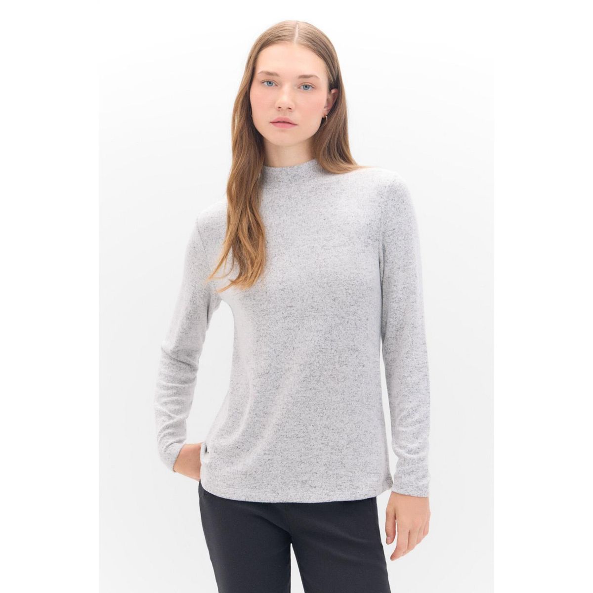 CORTEFIEL - Polo Manga Larga Casual Mujer Cortefiel