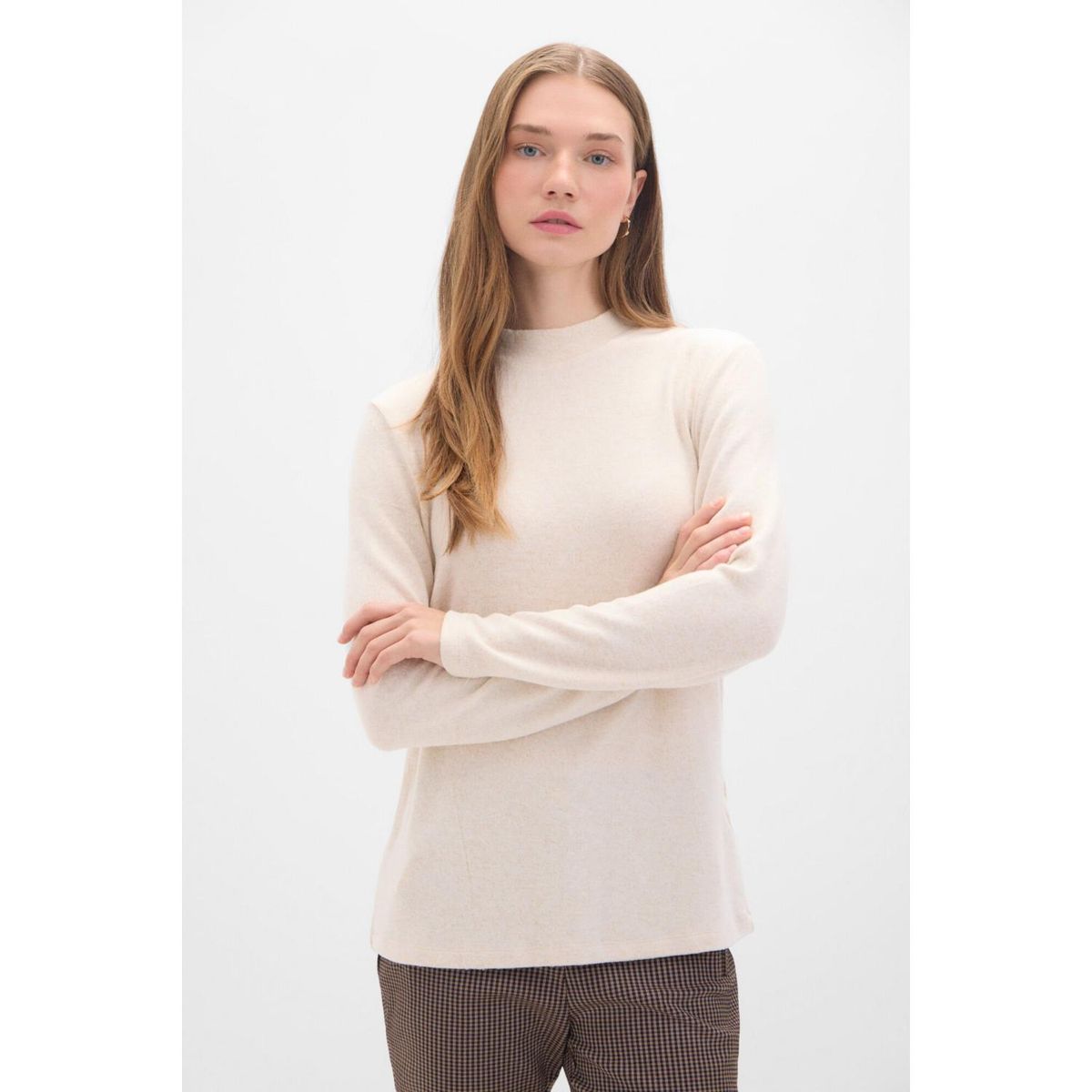 CORTEFIEL - Polo Manga Larga Casual Mujer Cortefiel