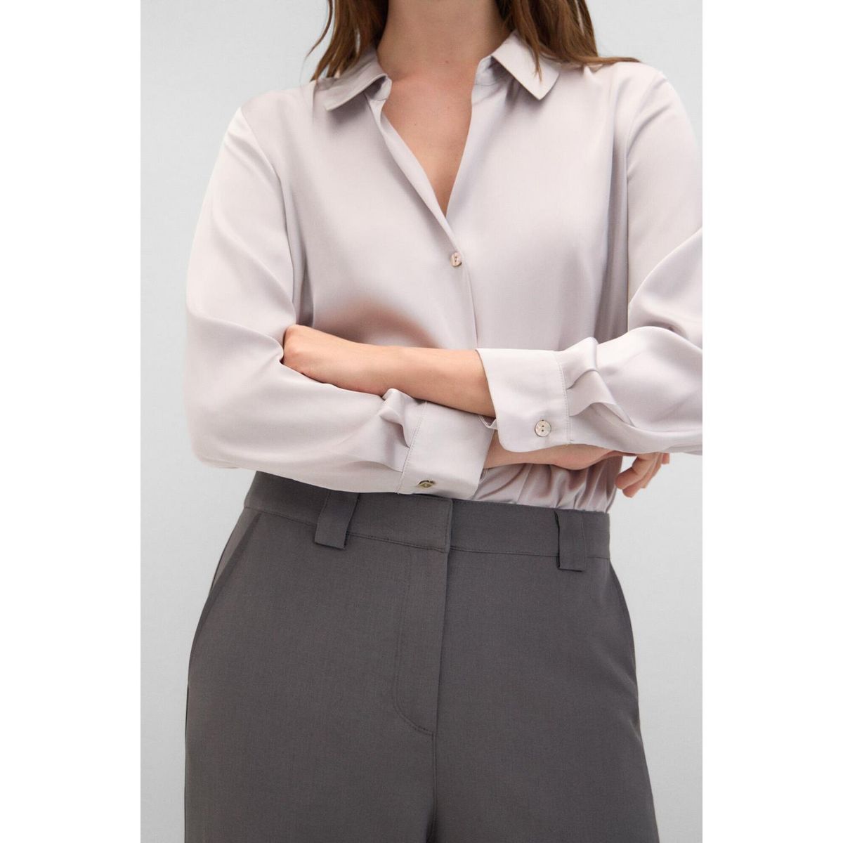 CORTEFIEL - Blusa Manga Larga Casual Mujer Cortefiel