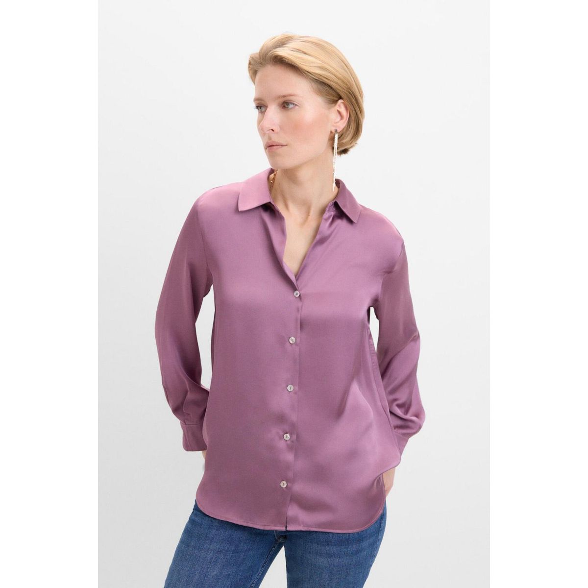 CORTEFIEL - Blusa Manga Larga Casual Mujer Cortefiel