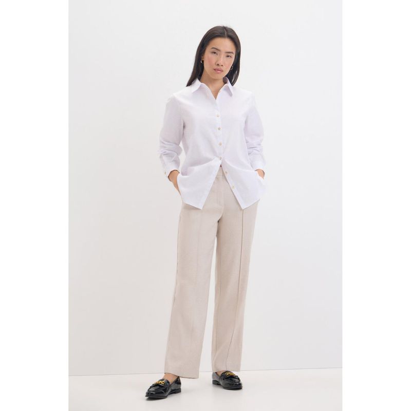 CORTEFIEL - Blusa Manga Larga Casual Mujer Cortefiel