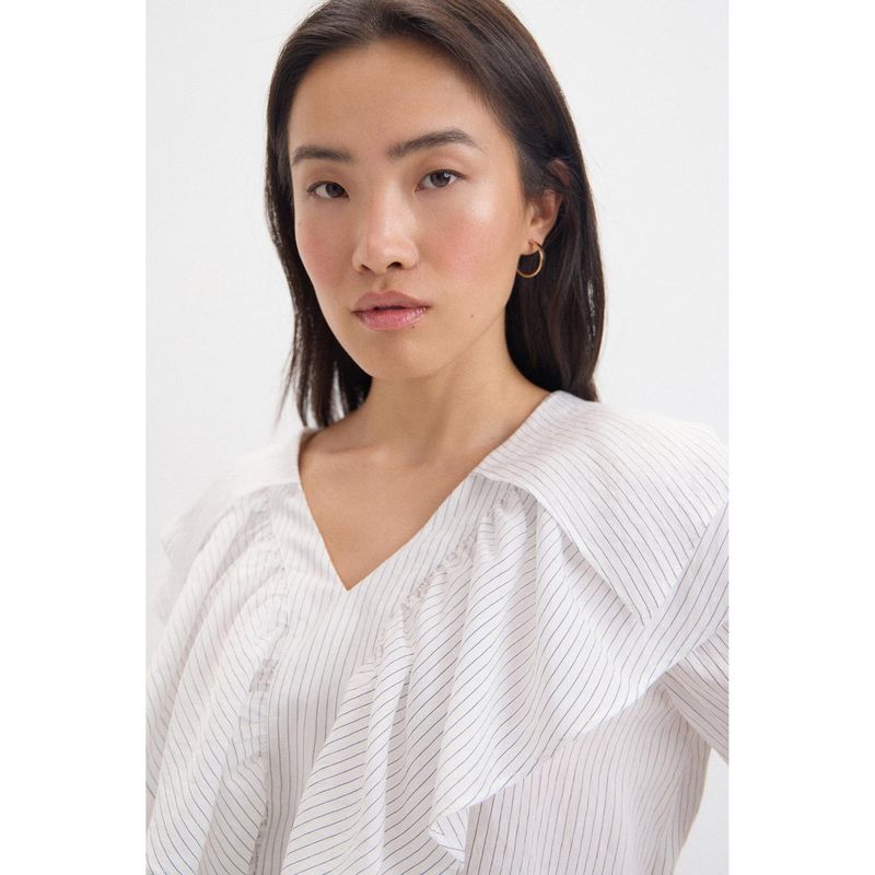 CORTEFIEL - Blusa Manga Larga Casual Mujer Cortefiel