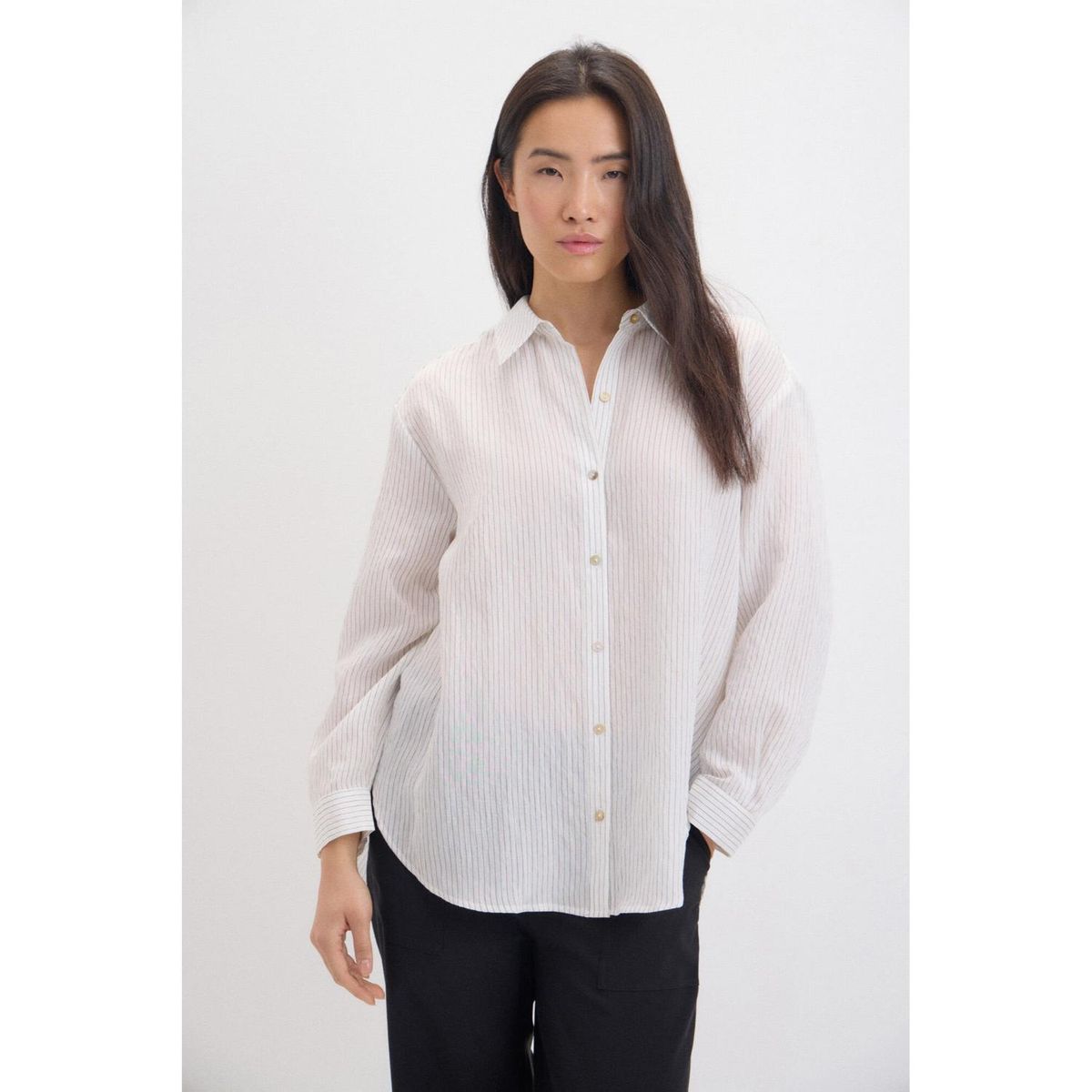 CORTEFIEL - Blusa Manga Larga Casual Mujer Cortefiel