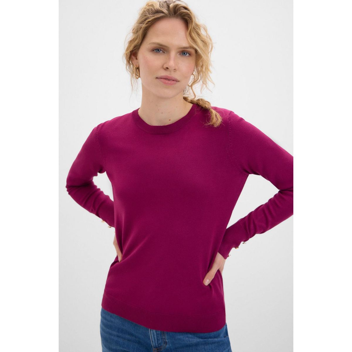 CORTEFIEL - Chompa Casual Mujer Cortefiel