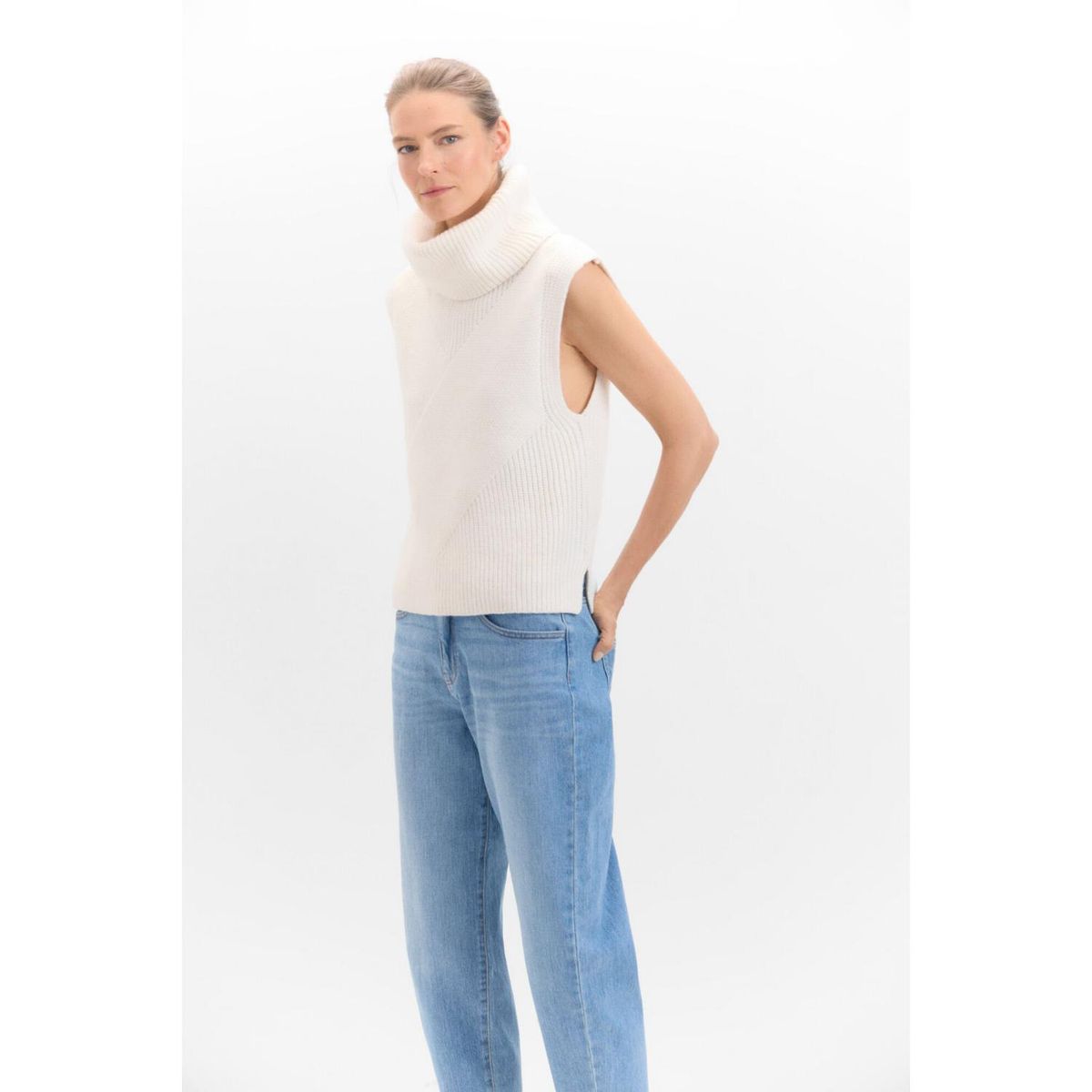 CORTEFIEL - Chaleco Casual Mujer Cortefiel