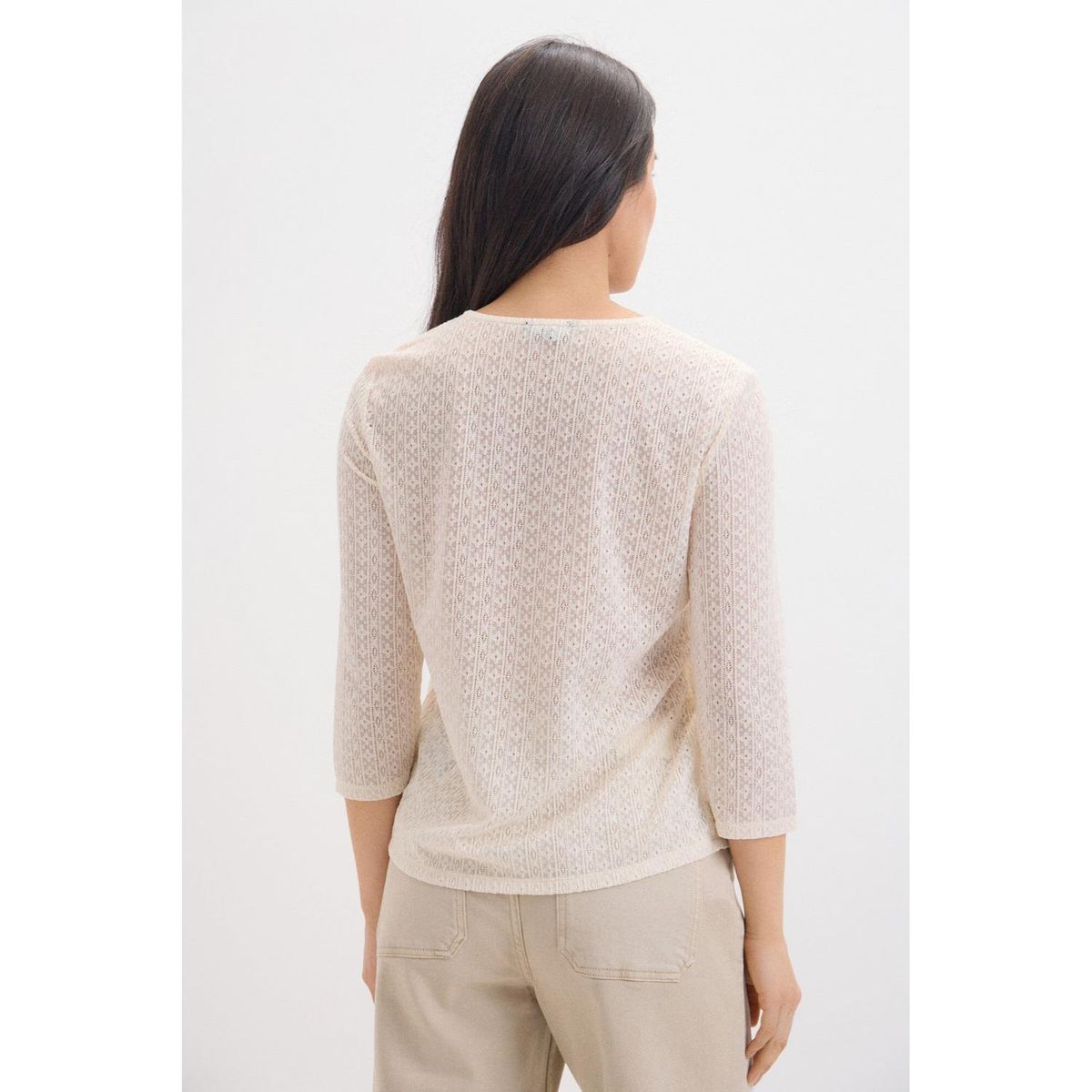 CORTEFIEL - Polo Manga Larga Casual Mujer Cortefiel