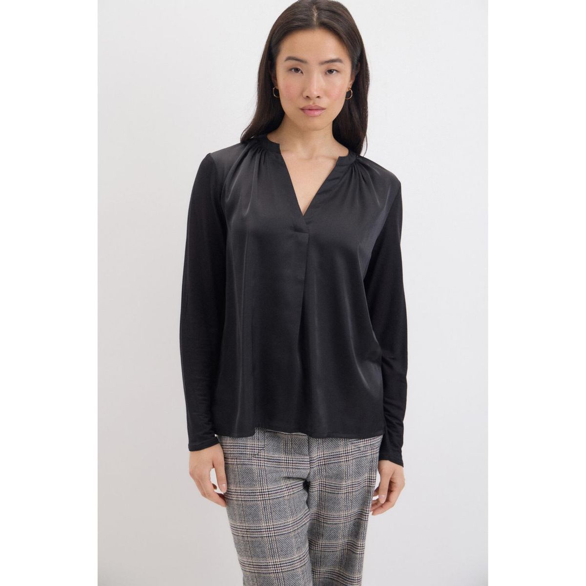 CORTEFIEL - Polo Manga Larga Casual Mujer Cortefiel