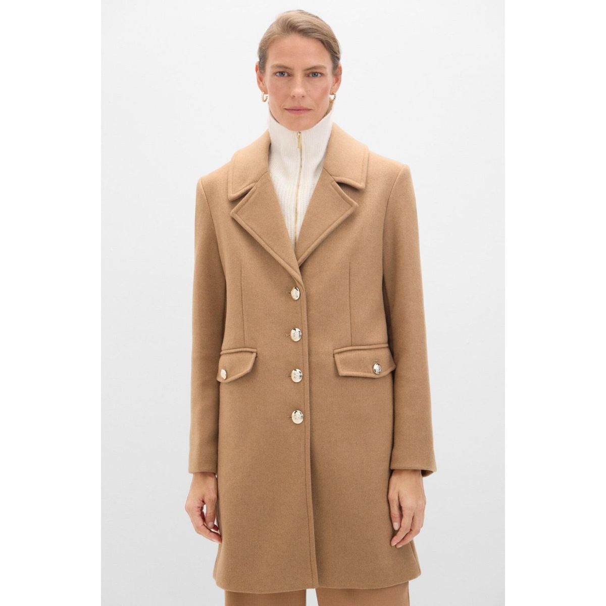 CORTEFIEL - Abrigo Casual Mujer Cortefiel