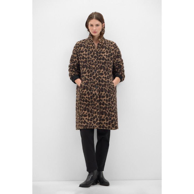 CORTEFIEL - Abrigo Casual Mujer Cortefiel