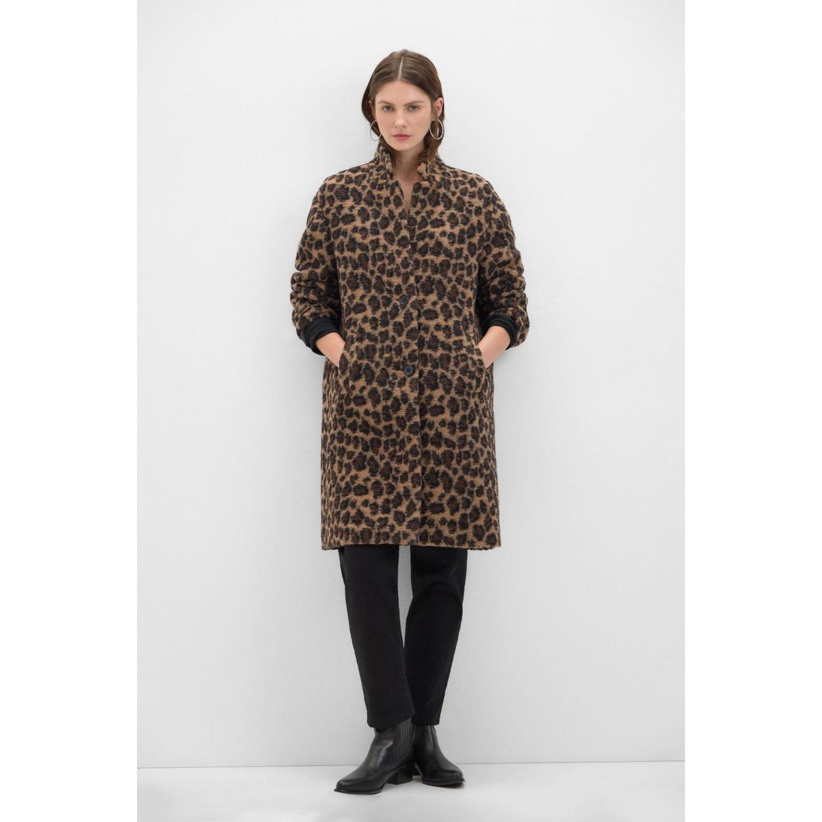 CORTEFIEL - Abrigo Casual Mujer Cortefiel