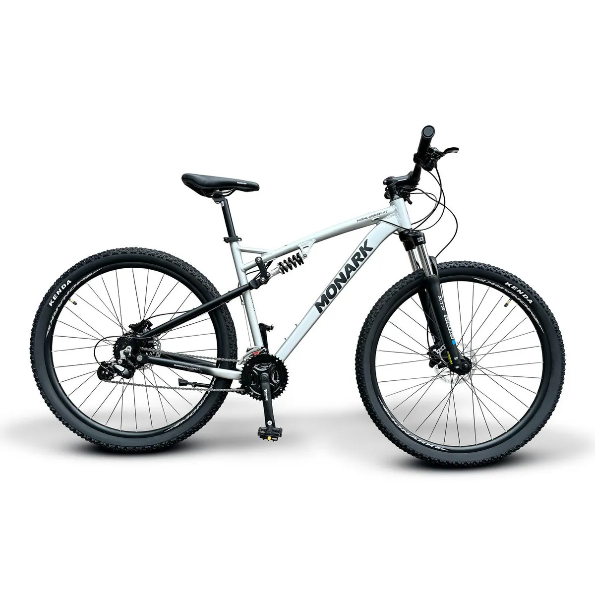 MONARK - Bicicleta Monark Highlander Xt Aro 29 Plata Negro M