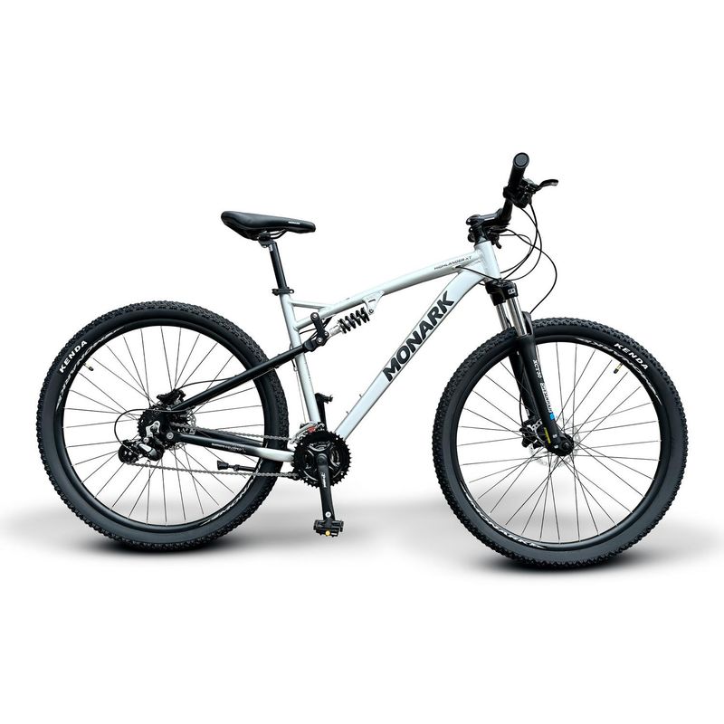 MONARK - Bicicleta Monark Highlander Xt Aro 29 Plata Negro M