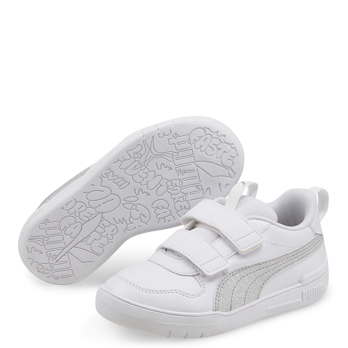 PUMA - Zapatillas Urbanas Niña Puma Multiflex Glitz Fs V Ps