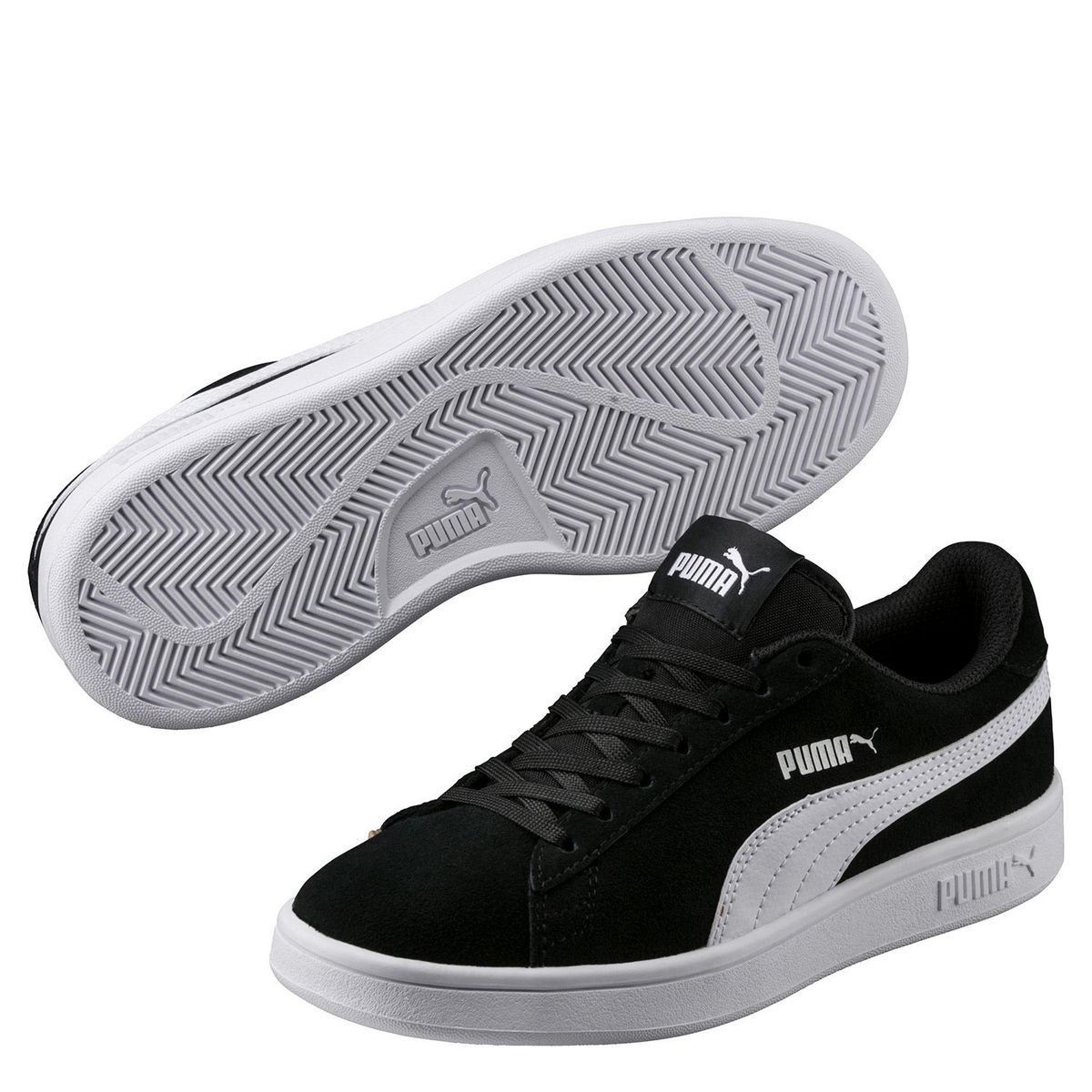 PUMA - Zapatillas Urbanas Smash V2 Sd Jr Niño