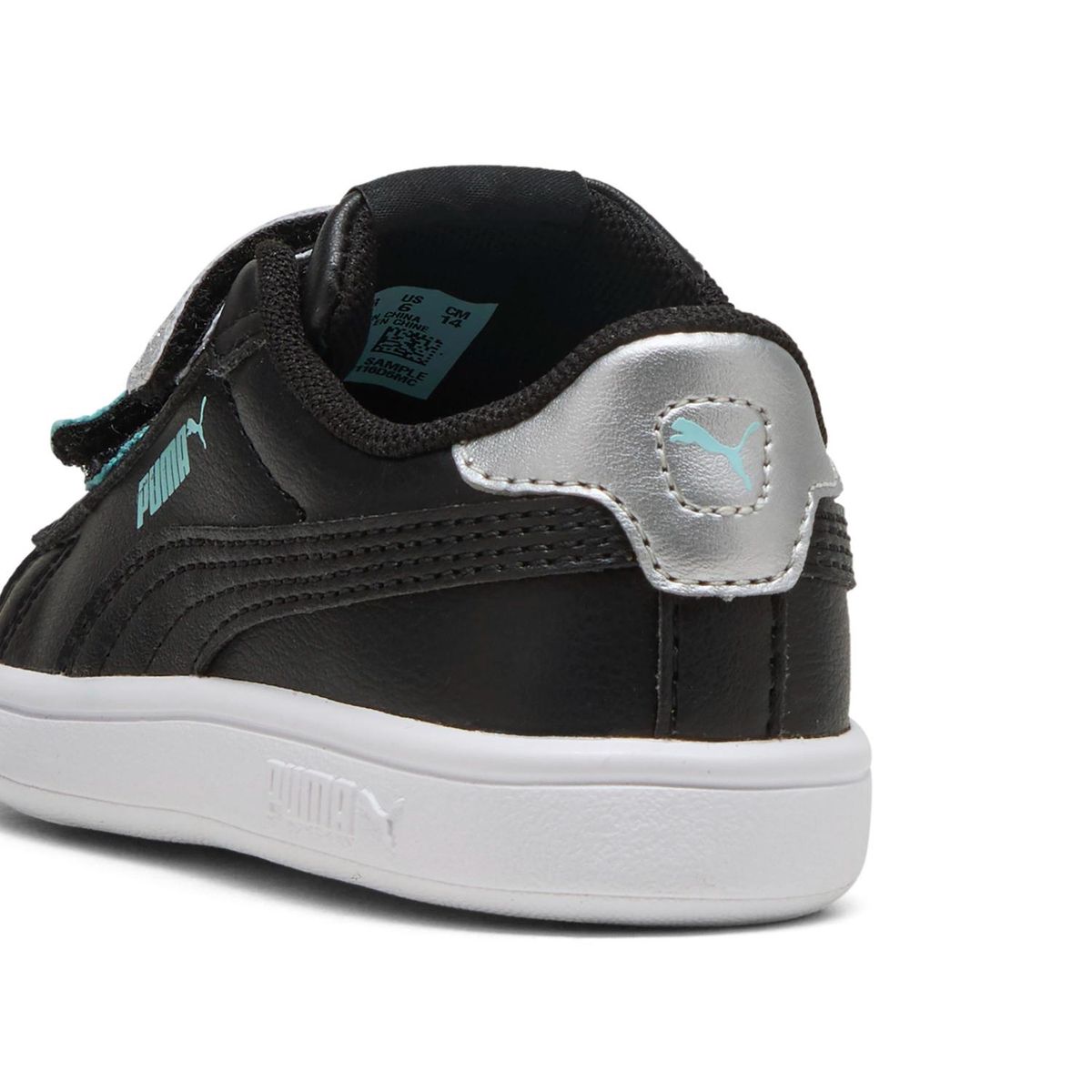 PUMA - Zapatillas Urbanas Smash 3.0 L Glitter Velcro V Inf Niña