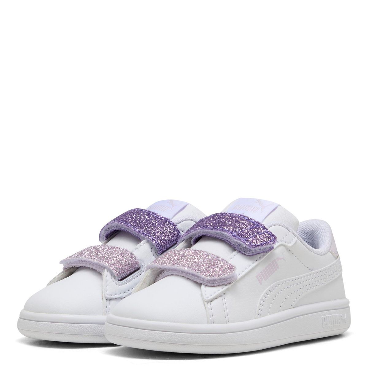 PUMA - Zapatillas Urbanas Smash 3.0 L Glitter Velcro V Inf Niño