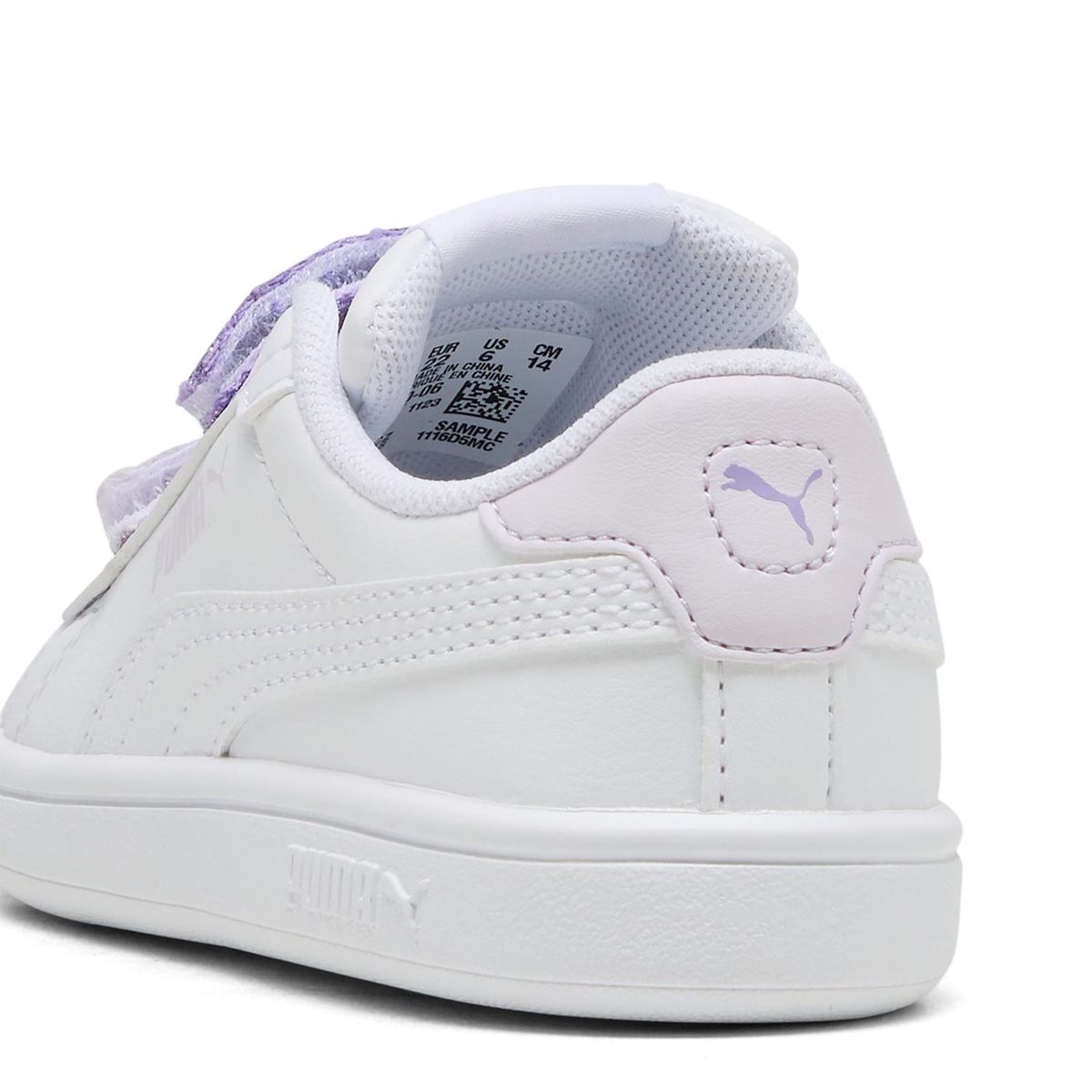 PUMA - Zapatillas Urbanas Smash 3.0 L Glitter Velcro V Inf Niño