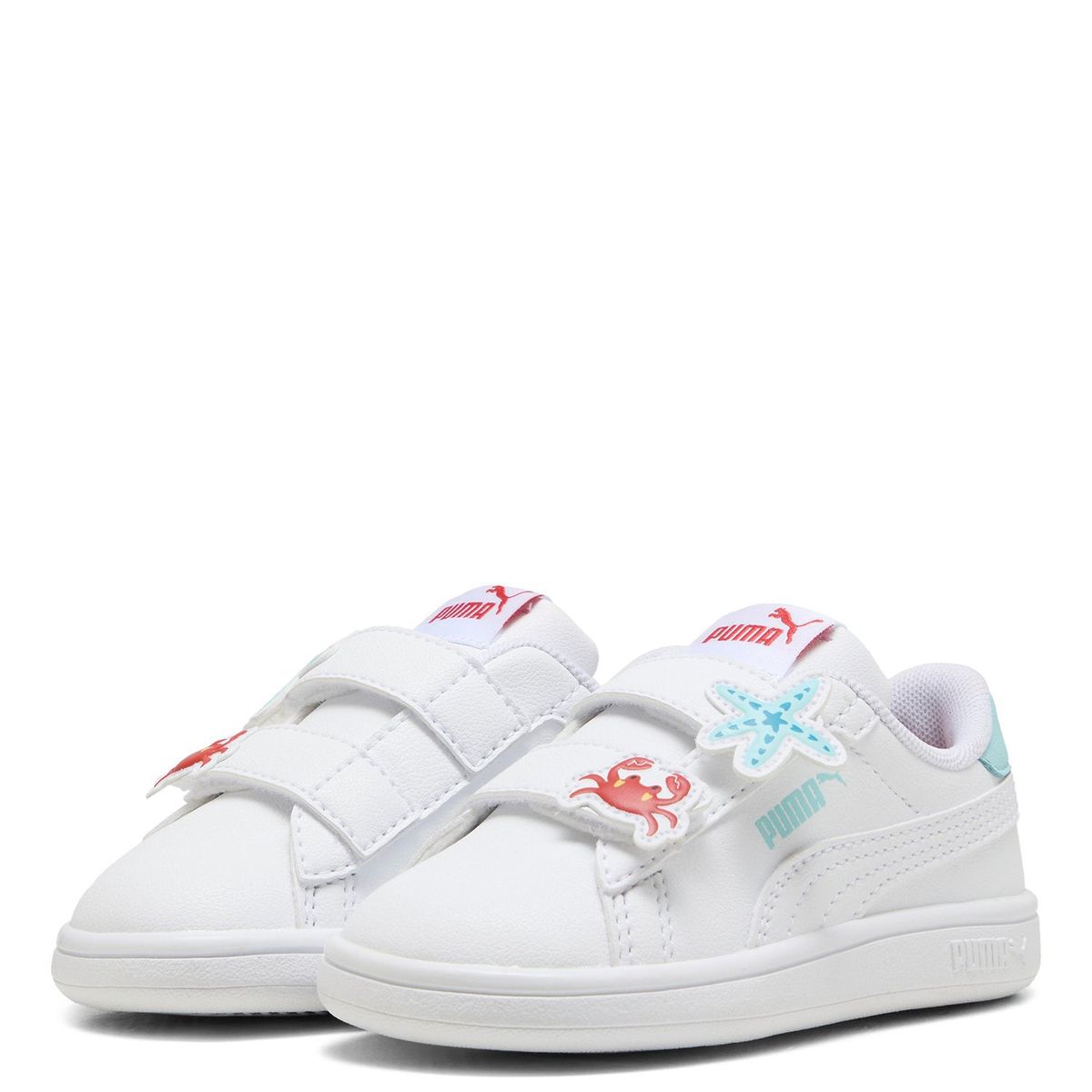 PUMA - Zapatillas Urbanas Smash 3.0 Badges V Inf Niño