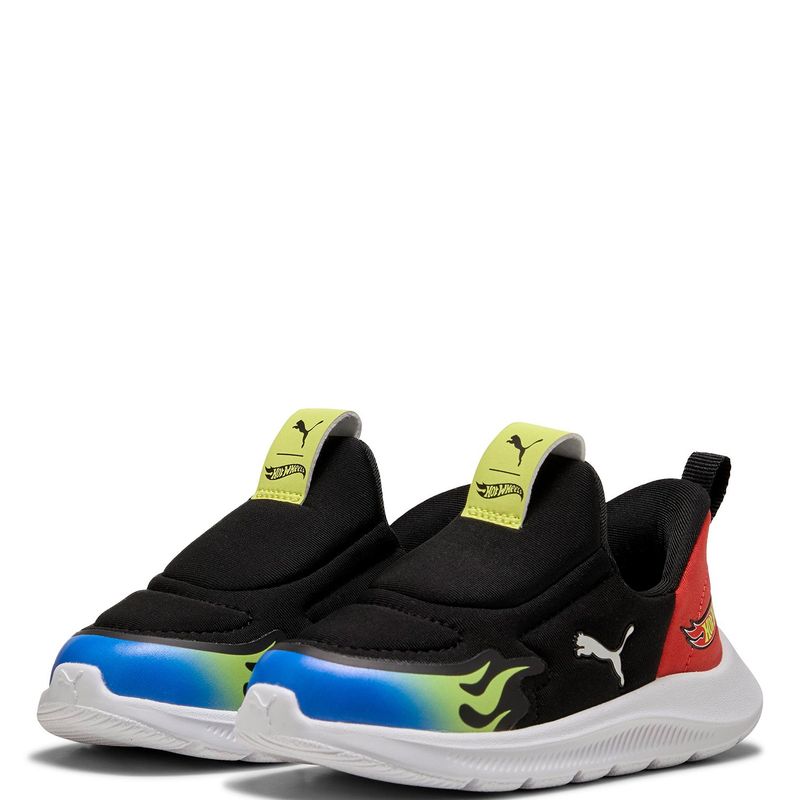 PUMA - Zapatillas Urbanas Fun Racer 2 Sliptech Hot Wheels Inf Niño