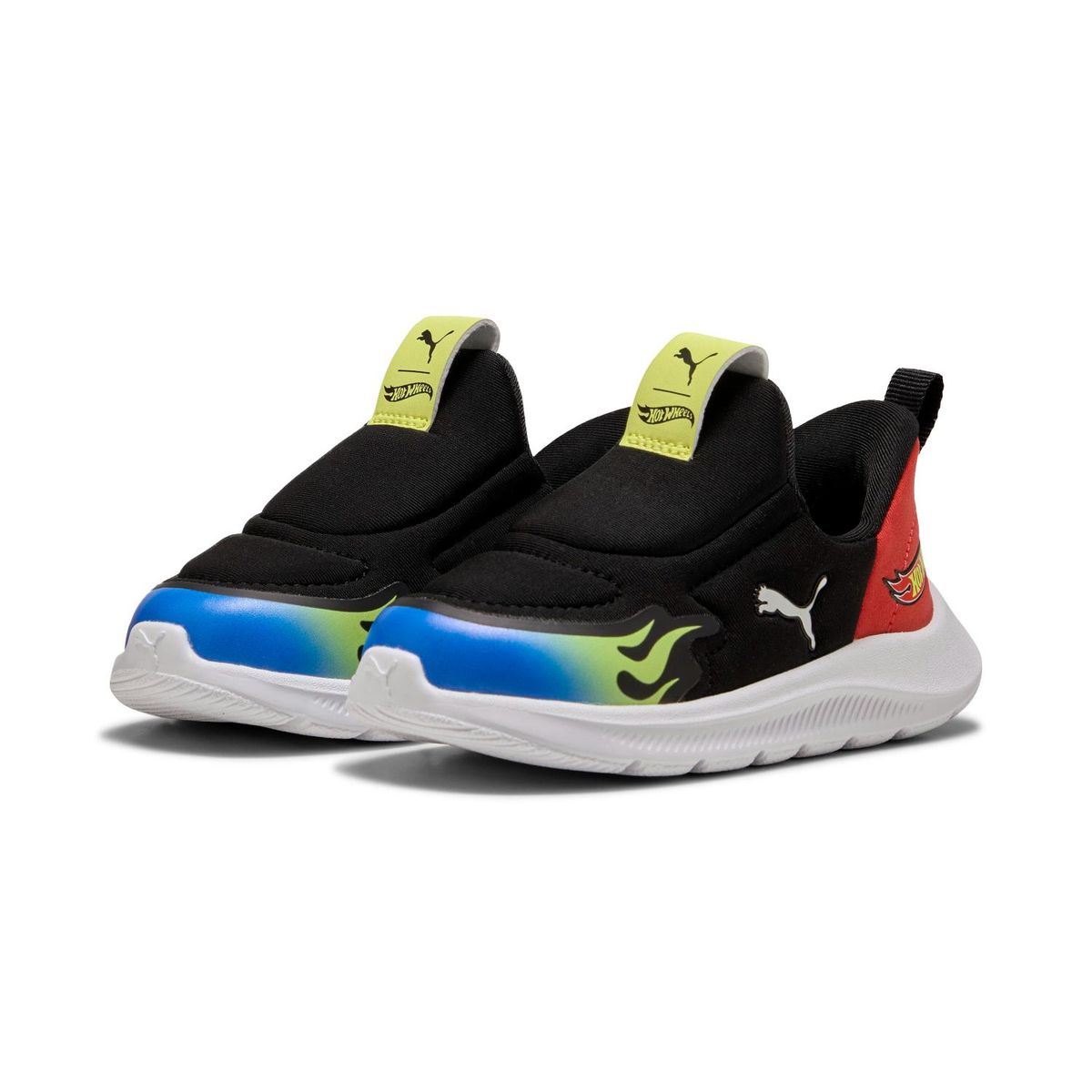 PUMA - Zapatillas Urbanas Fun Racer 2 Sliptech Hot Wheels Inf Niño