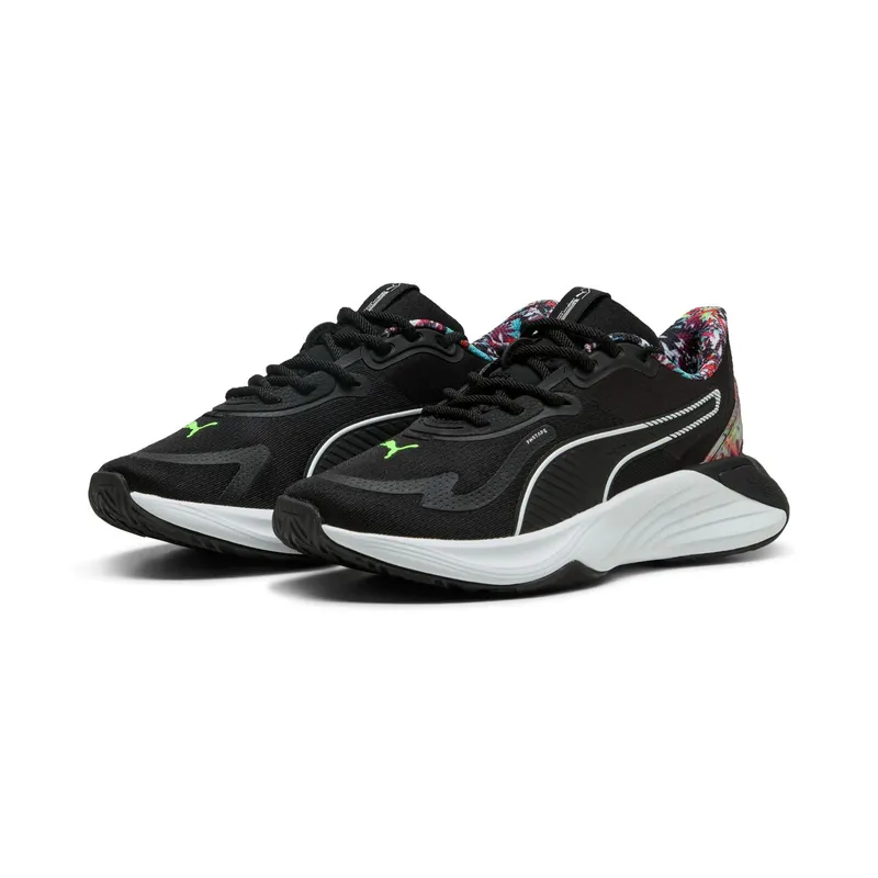PUMA - Zapatillas Deportivas Mujer Pwr Hybrid Tr Wns Tropical Aop