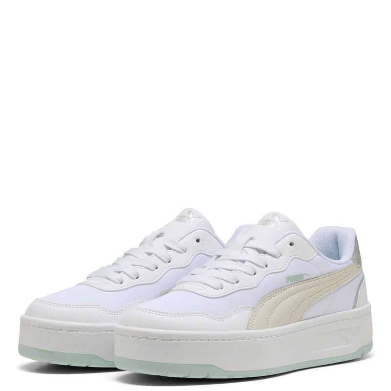 PUMA - Zapatillas Urbanas Court Lally Skye Aqua Metallics Mujer
