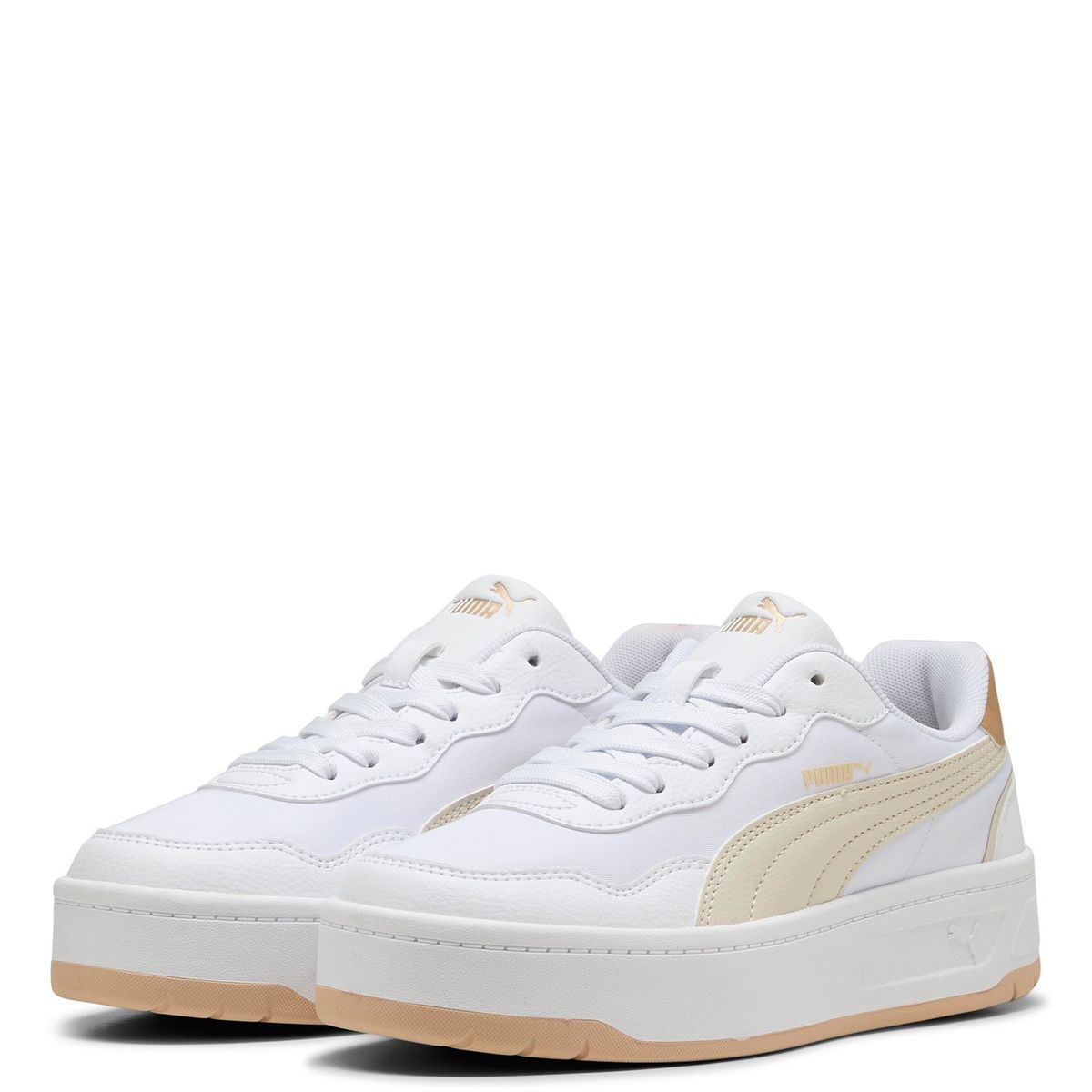 PUMA - Zapatillas Urbanas Court Lally Skye Aqua Metallics Mujer