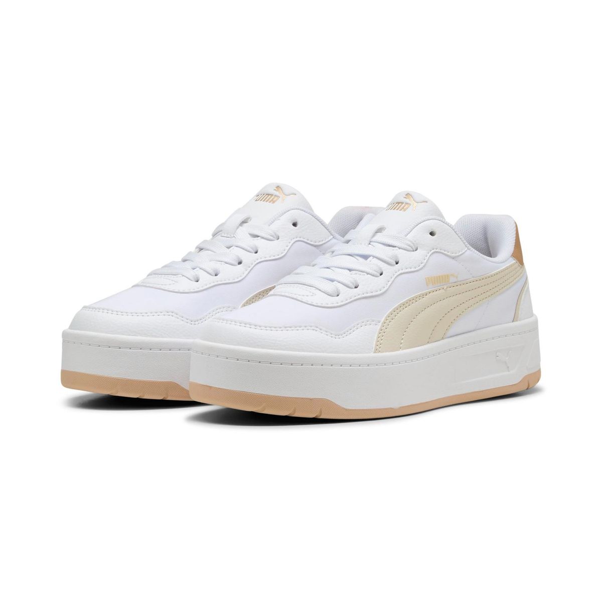 PUMA - Zapatillas Urbanas Court Lally Skye Aqua Metallics Mujer