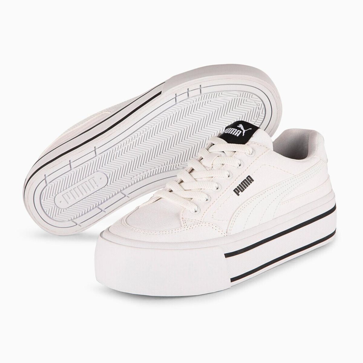 PUMA - Zapatillas Urbanas Court Classic Vulc Fs Platform Wns Mujer Puma