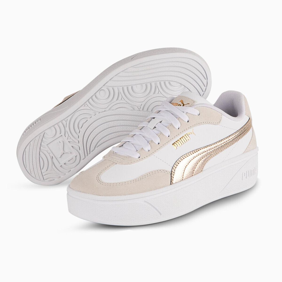 PUMA - Zapatillas Urbanas Club Ii Era Platform Metallic Wns Mujer Puma