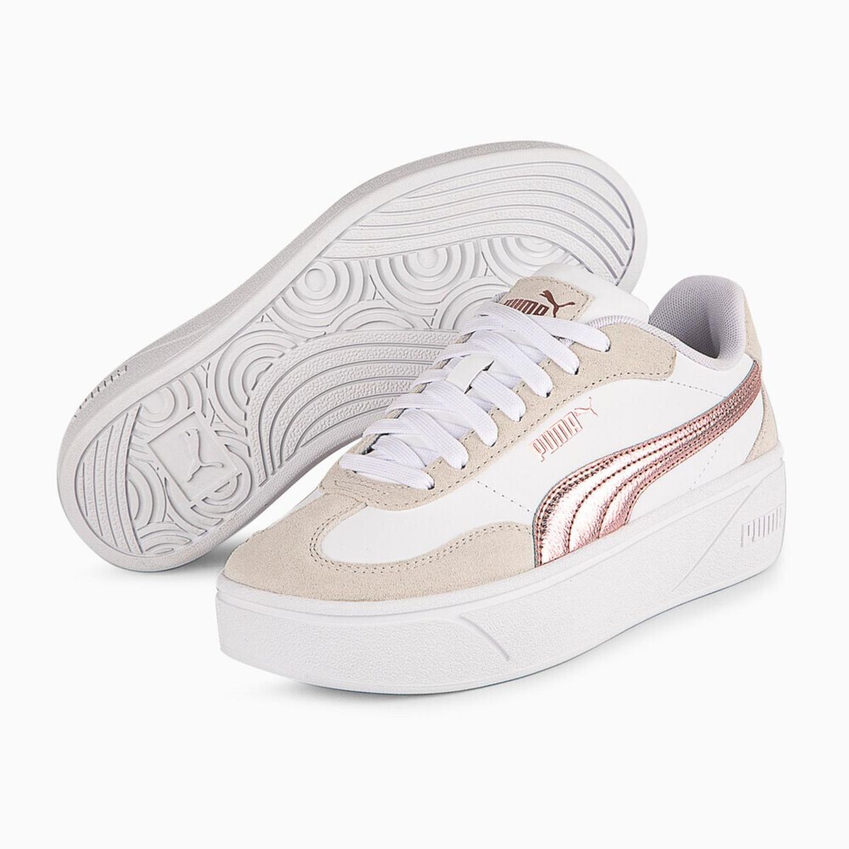 PUMA - Zapatillas Urbanas Club Ii Era Platform Metallic Wns Mujer Puma