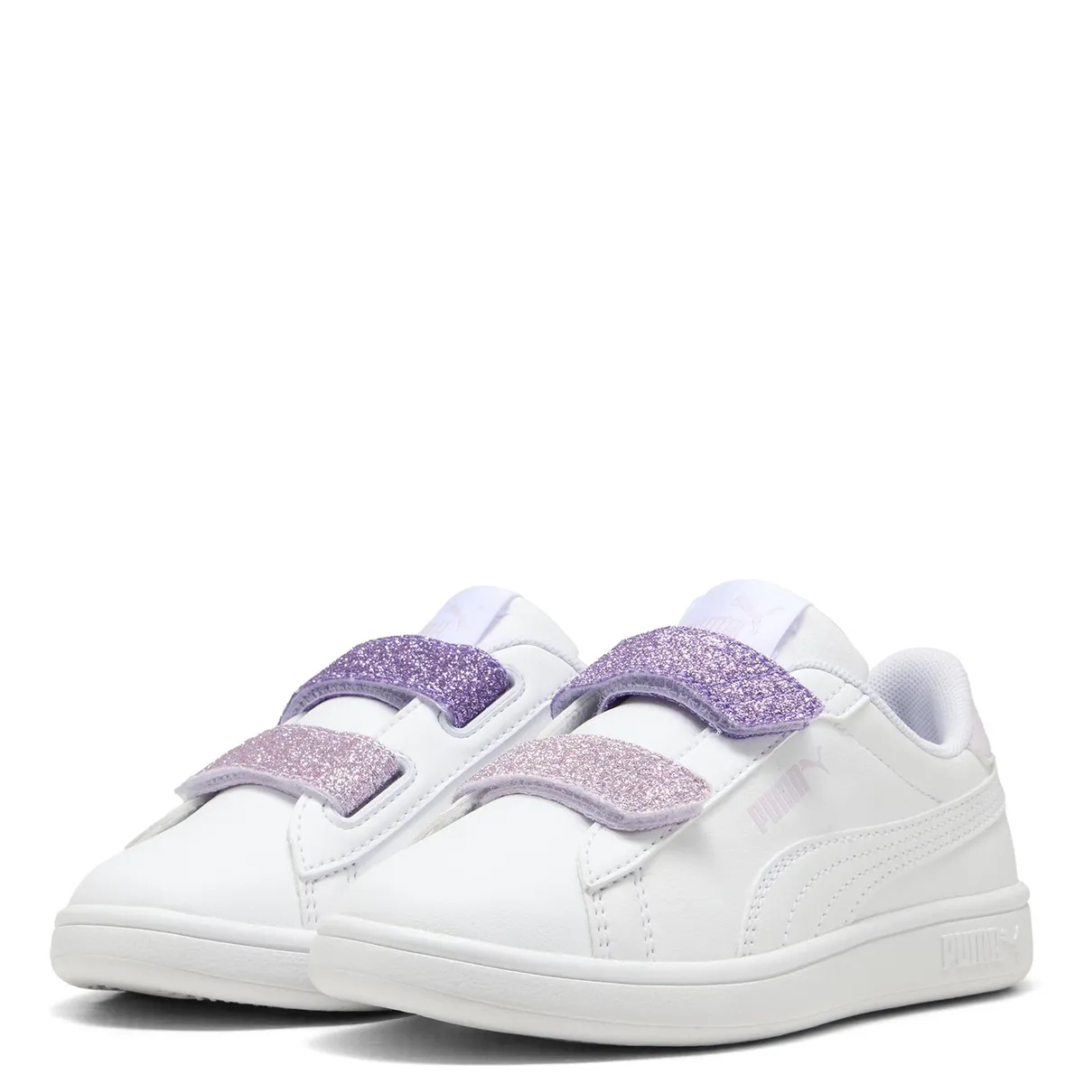 PUMA - Zapatillas Urbanas Smash 3.0 L Glitter Velcro V Ps Niño