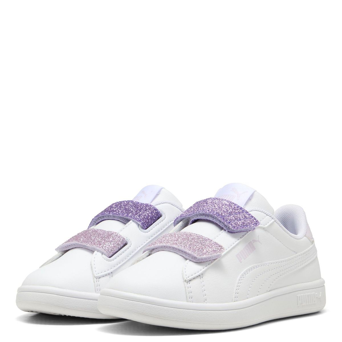 PUMA - Zapatillas Urbanas Smash 3.0 L Glitter Velcro V Ps Niño