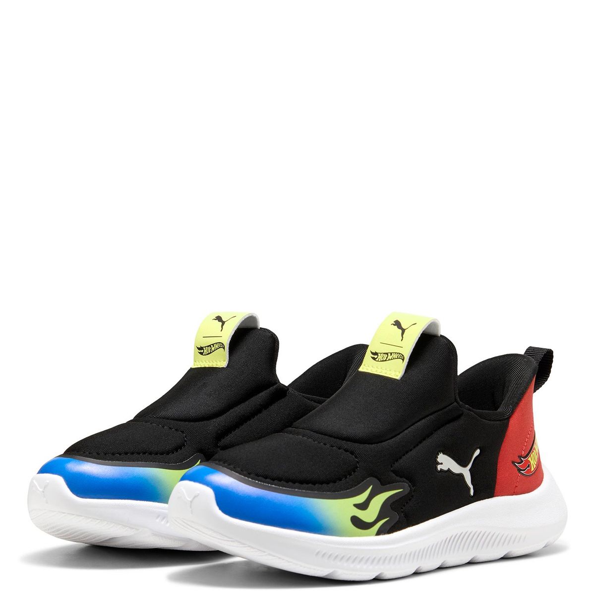 PUMA - Zapatillas Urbanas Fun Racer 2 Sliptech Hot Wheels Ps Niño