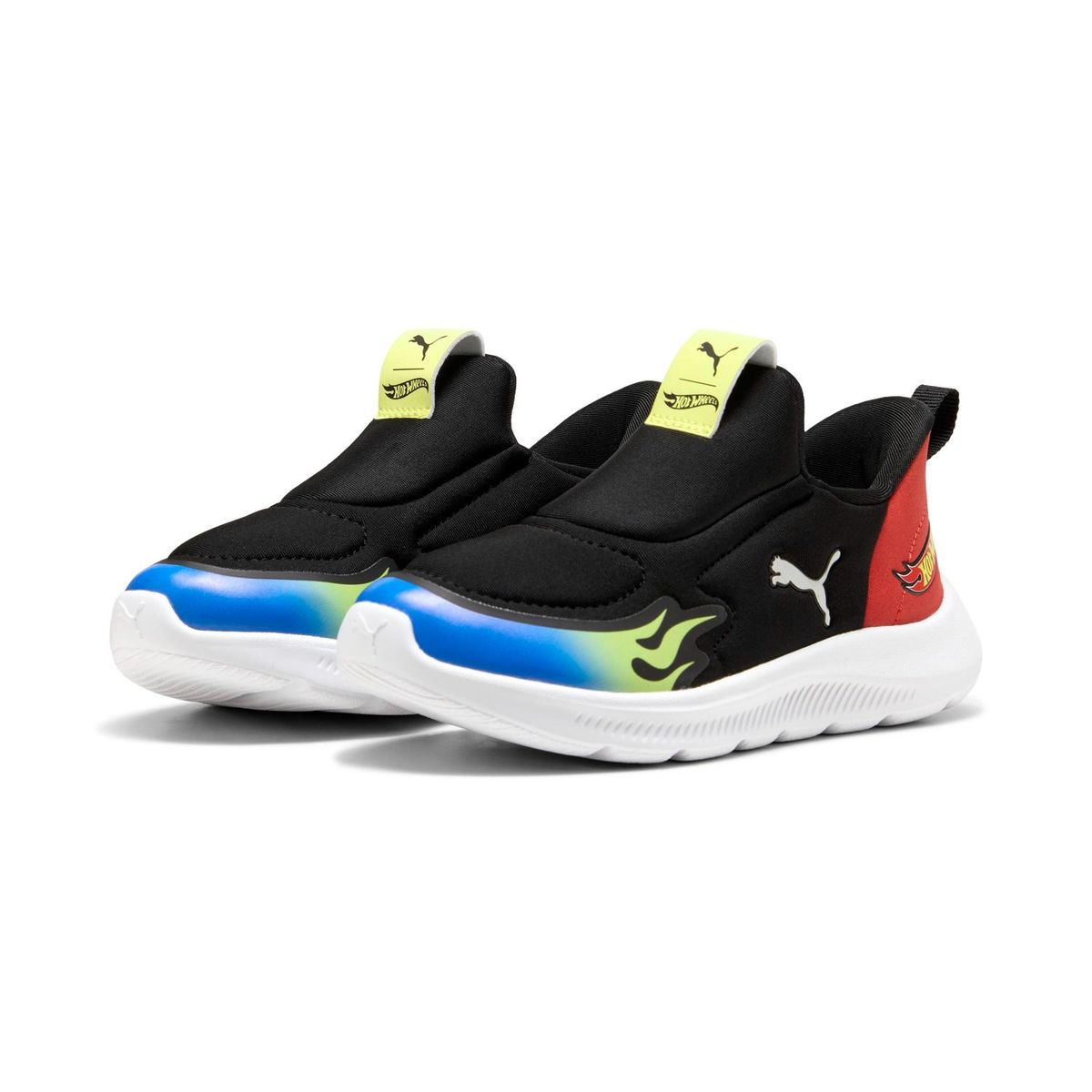 PUMA - Zapatillas Urbanas Fun Racer 2 Sliptech Hot Wheels Ps Niño