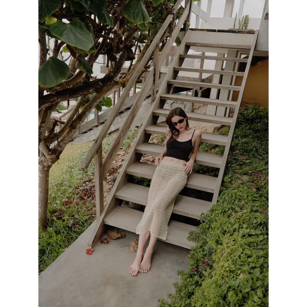 SYBILLA - Falda Larga Casual Mujer Sybilla