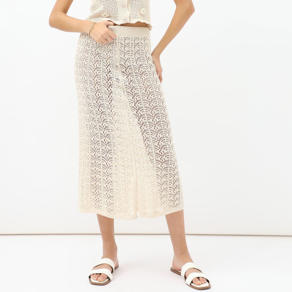 SYBILLA - Falda Larga Casual Mujer Sybilla