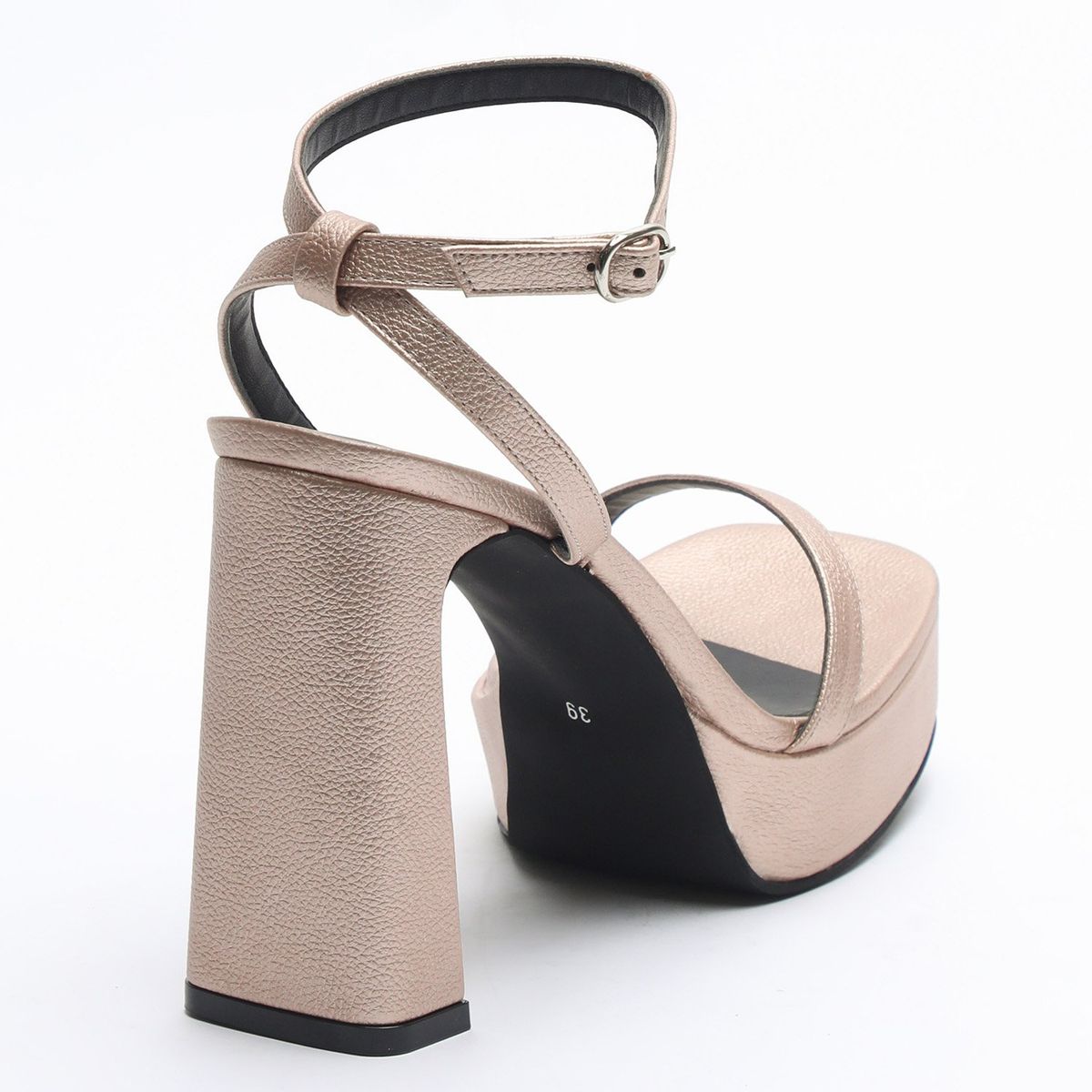 MOSSIMO - Sandalia Dorada Mujer Mossimo X Luana Barron